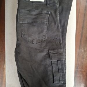 Men's Classic Black Cargo Pants